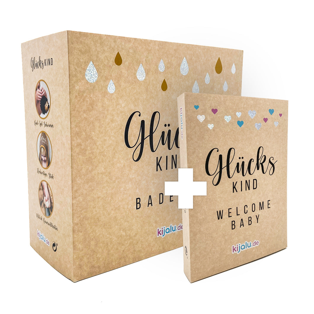 Badeset Gelb + Welcome Baby Box
